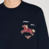 Sweatshirt mit gesticktem Pferd