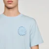 T-Shirt mit gehäkelter Baumwollblume