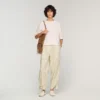 T-Shirt mit kontrastierendem Saum