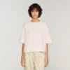 T-Shirt mit kontrastierendem Saum