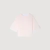 T-Shirt mit kontrastierendem Saum