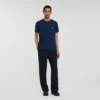 T-Shirt mit Lederlogo