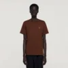 T-Shirt mit Lederlogo
