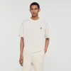 T-Shirt mit Lederlogo