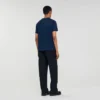 T-Shirt mit Lederlogo