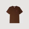T-Shirt mit Lederlogo