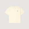 T-Shirt mit Lederlogo