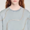 T-Shirt mit Strasssteinen