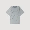 T-Shirt mit Strasssteinen