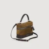 TANGOLINO Kosmetiktasche aus Leder und Wildleder