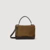 TANGOLINO Kosmetiktasche aus Leder und Wildleder