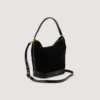 TANGOSO Beuteltasche aus Wildleder und Leder