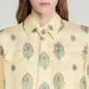 Top mit Paisley-Print und abnehmbarer Krawatte