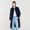 Trenchcoat mit plissiertem Einsatz