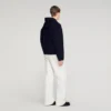 Wolljacke mit Kapuze und Reissverschluss