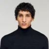 Wollpullover mit Rollkragen