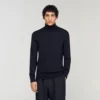 Wollpullover mit Rollkragen