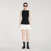 Zweifarbiges Minikleid