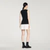 Zweifarbiges Minikleid