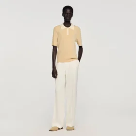 Zweifarbiges Poloshirt