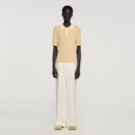 Zweifarbiges Poloshirt