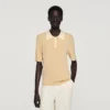 Zweifarbiges Poloshirt