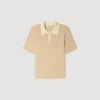 Zweifarbiges Poloshirt